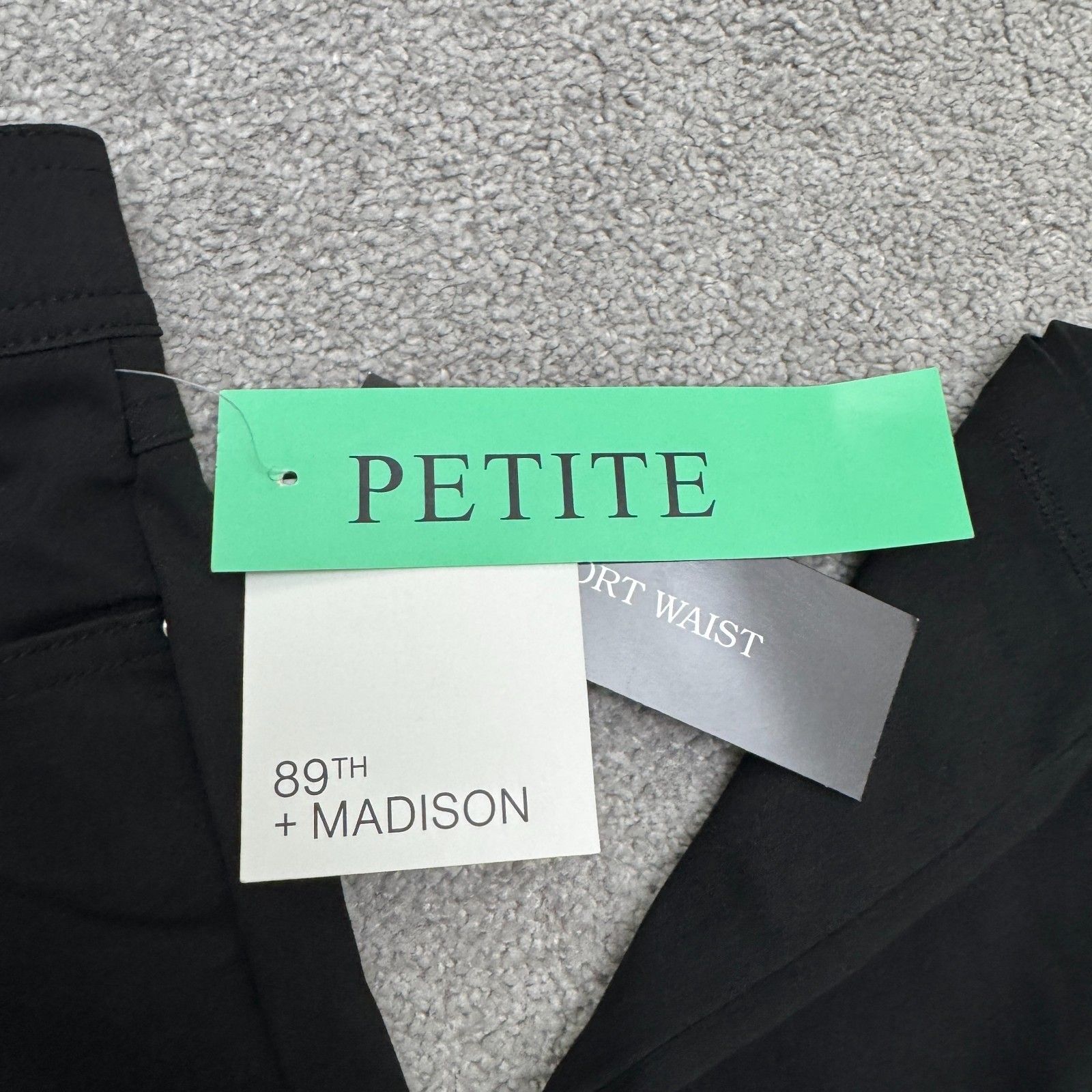 89th + Madison Pants Women 16p Petite Black Comfort Stretch Fabric Classic Nwt — image 8 of 8